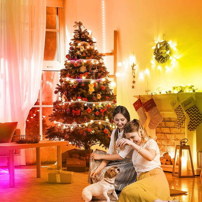 32.8Ft RGB LED Strip Lights with Remote Control - Color Changing LED Lights for Bedroom and Home Decor